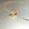 18K Gold Net Red Jewelry Titanium Steel Clavicle Chain