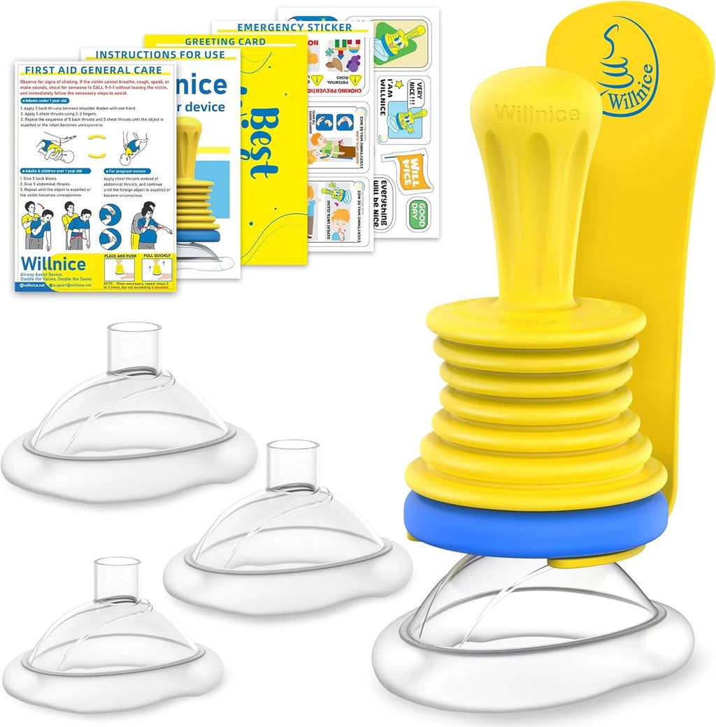 Choking Relief Mask, Home And Travel Assist Kit, Easy To Use & Portable