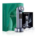 Ice Compress RF Inductive Therapeutical Instrument Color Light EMS Micro Current Facial Massage