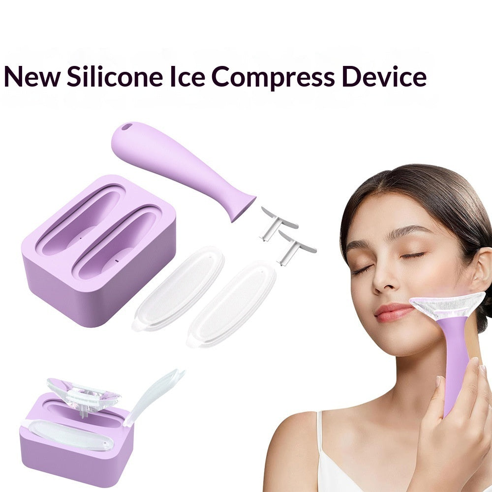 Silicone Facial Ice Roller To Shrink Pores, Soothe Redness, And Cool Down