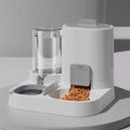 1-Pack Automatic Gravity-Fed Cat Water Dispenser & Feeder - Spill-Proof Large Capacity One-Piece Design,