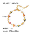 Titanium Steel Jewelry Necklace Bracelet 18K Gold White
