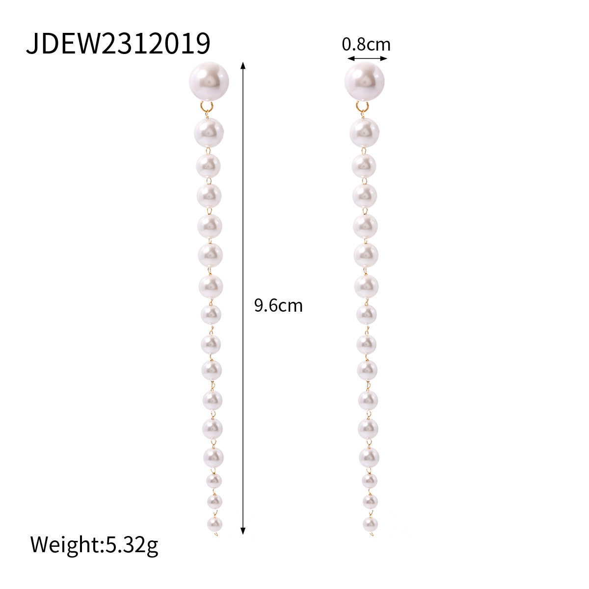 High-grade Ins Titanium Steel Earrings 18K Gold Plated Jewelry