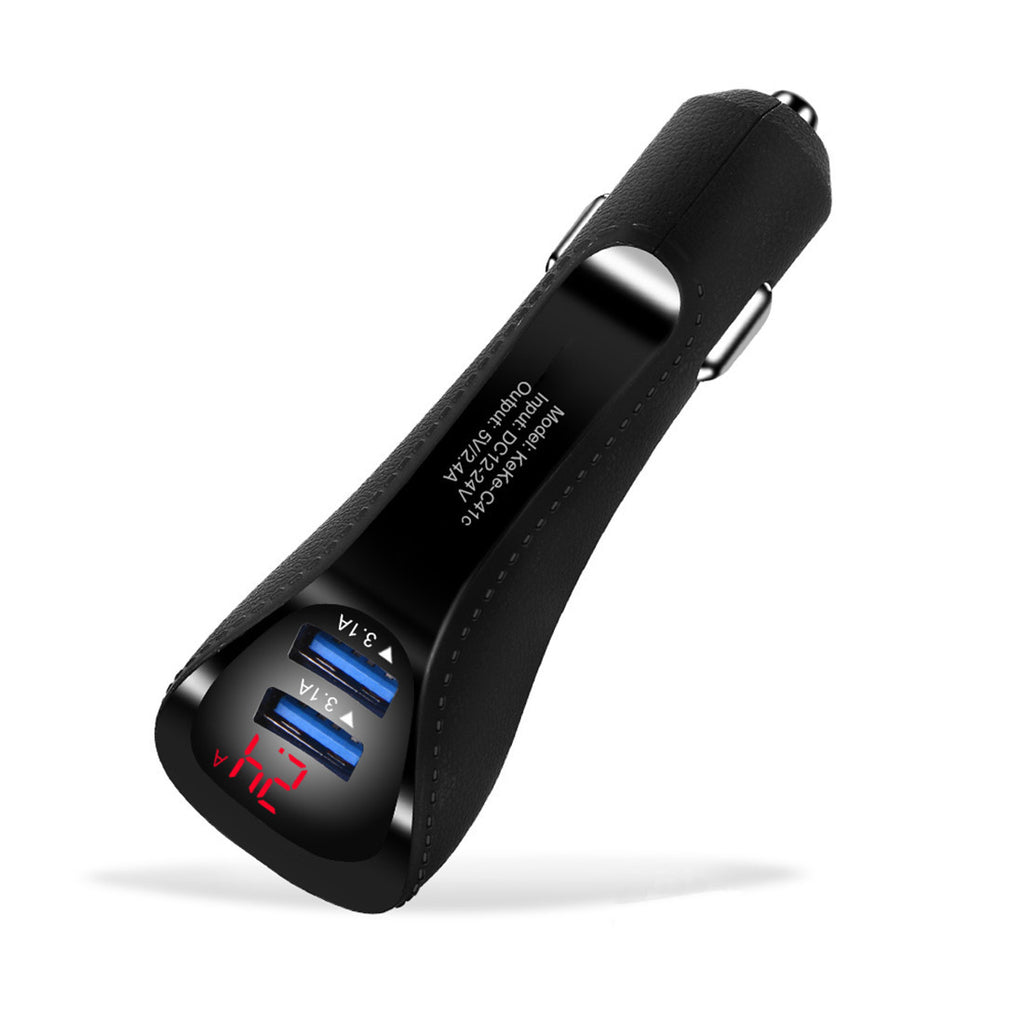 Multifunctional Digital Display Car Charger Dual USB Interface New Car Charger Cellphone Car Charger Car Charger Display Voltage And Current