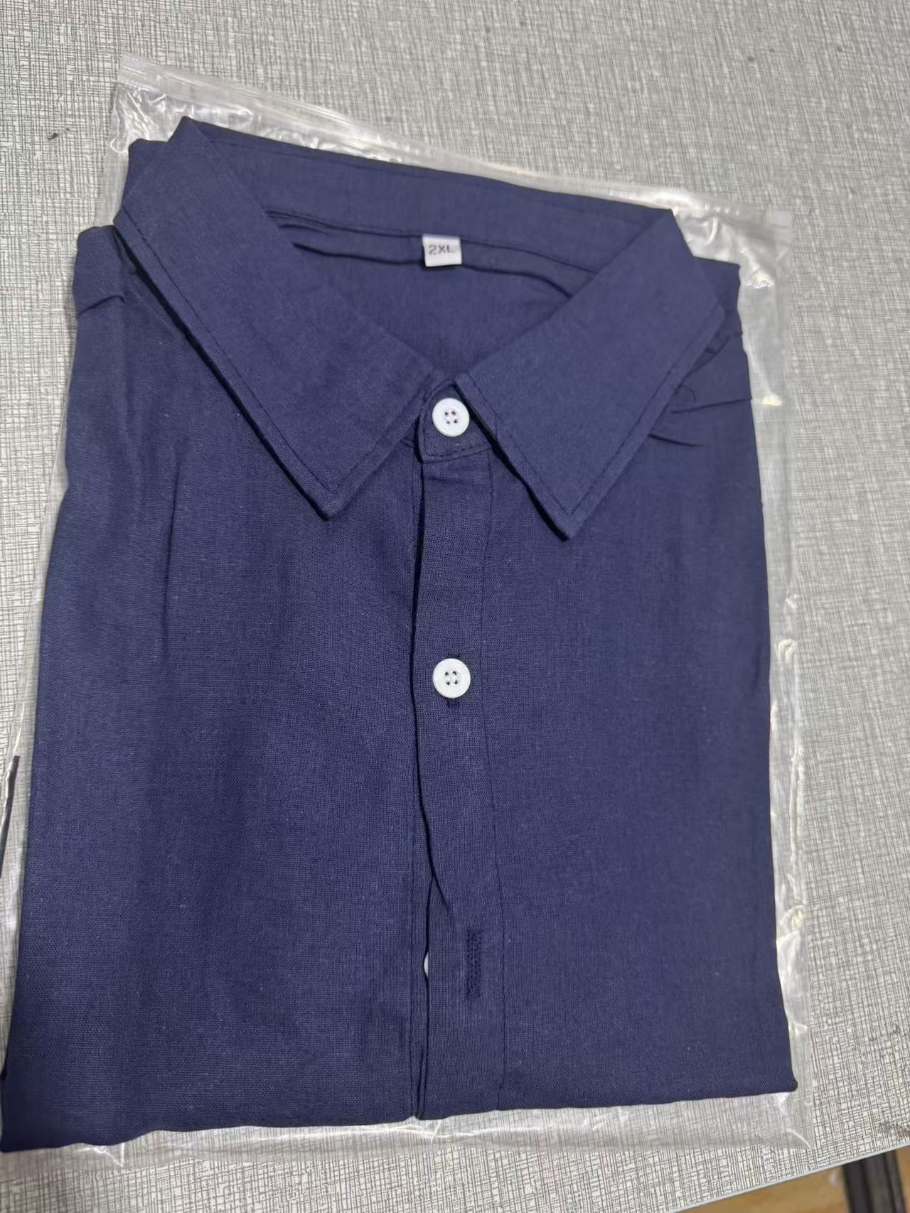 Men's Long-Sleeve Business-Casual Shirt