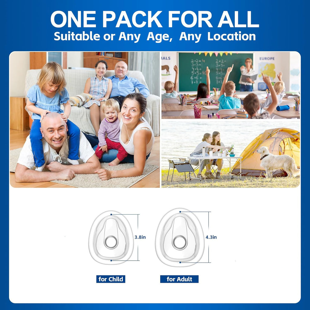 Choking Relief Mask, Home And Travel Assist Kit, Easy To Use & Portable
