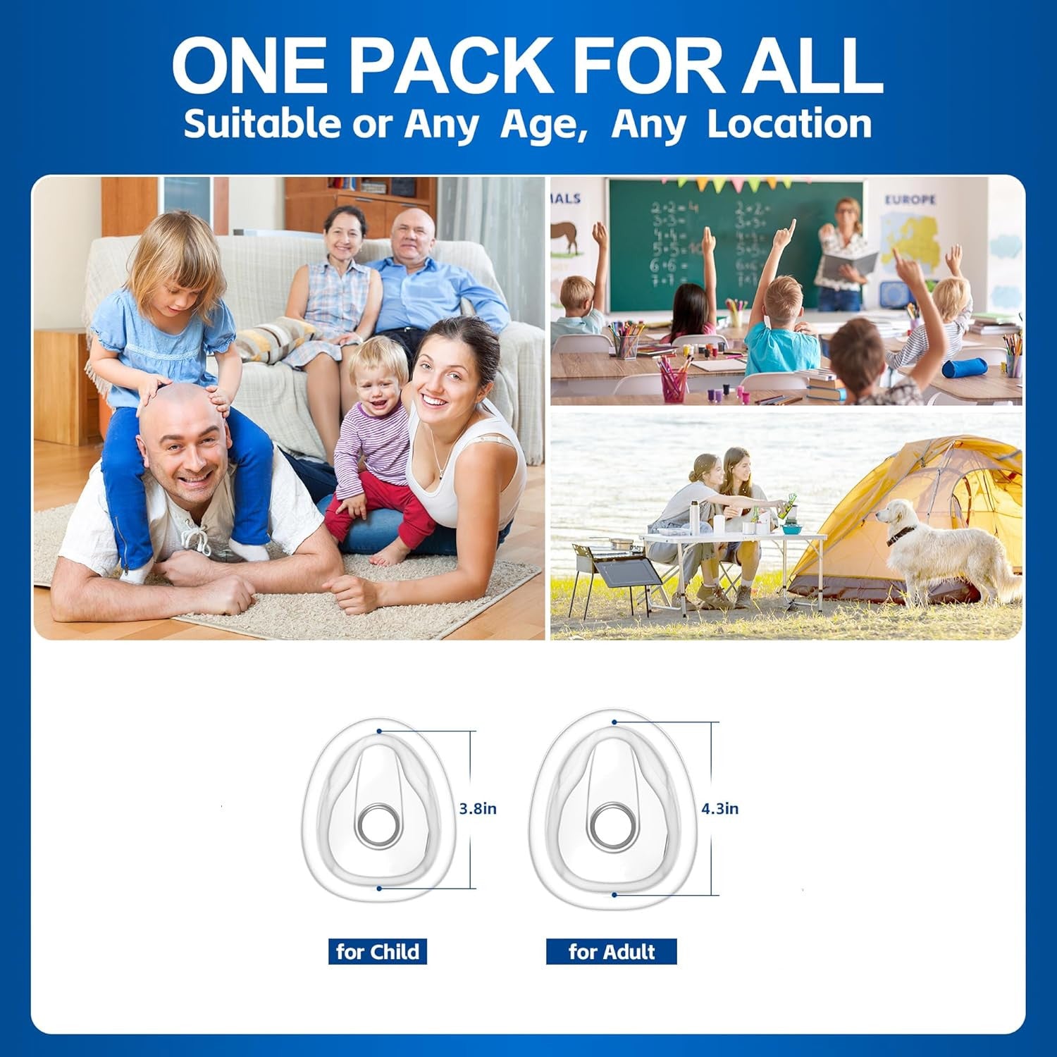 Choking Relief Mask, Home And Travel Assist Kit, Easy To Use & Portable